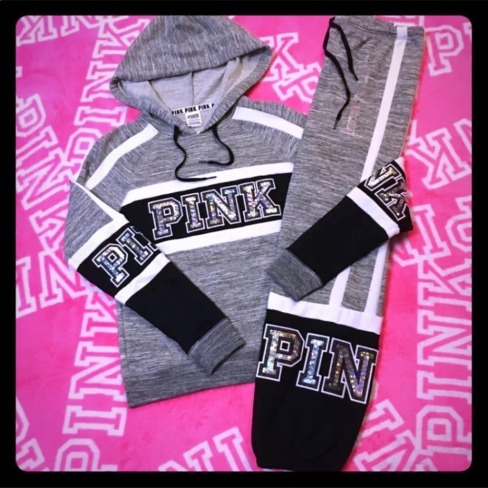 PINK Rainbow Bling Set